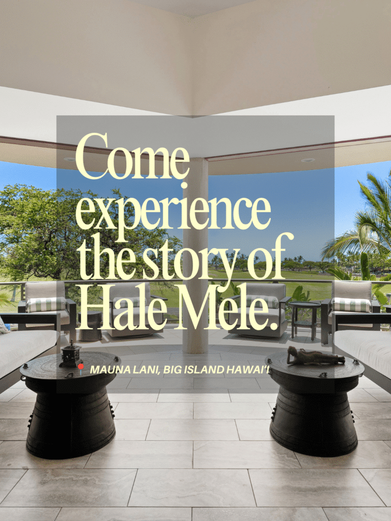 Why we named it Hale Mele